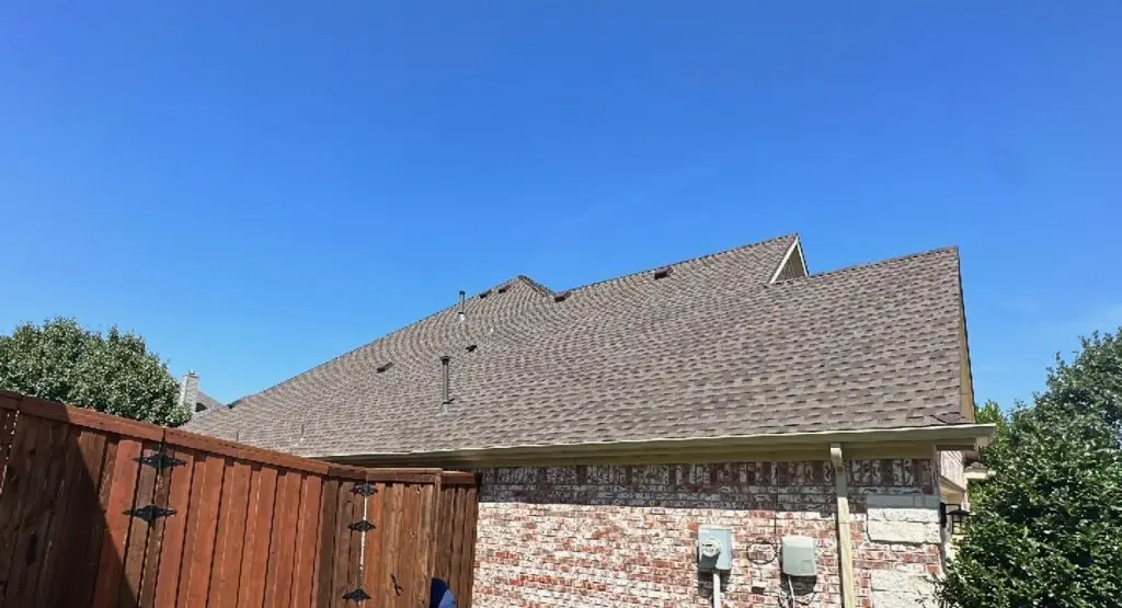 Completed roof replacement project in Ferguson